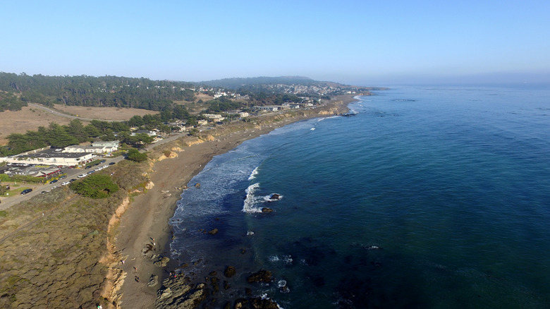 Moonstone Beach in Cambria, California