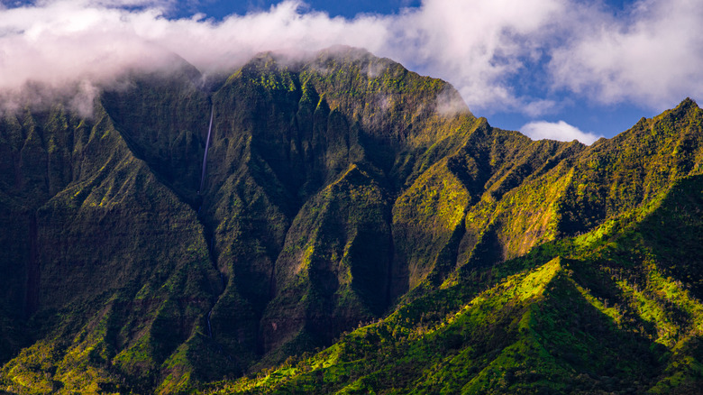 Clouds over Hanalei Bay, Hawaii