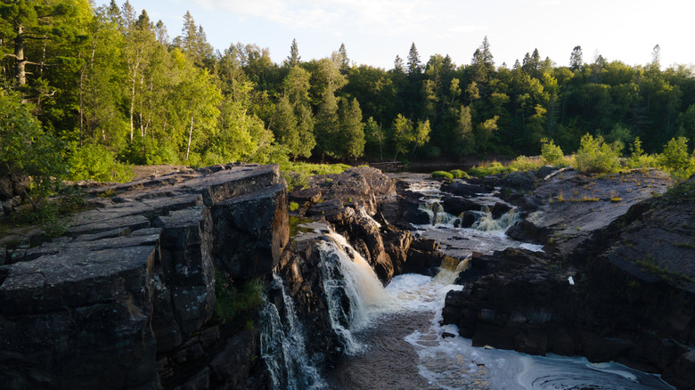 Summer at the St. Louis River Gorge at Jay Cooke State Park, Minnesota