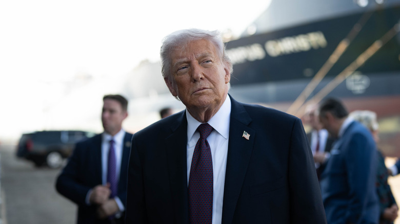 President Donald J. Trump delivers remarks on energy at the Port of Corpus Christi, Texas, February 27, 2026