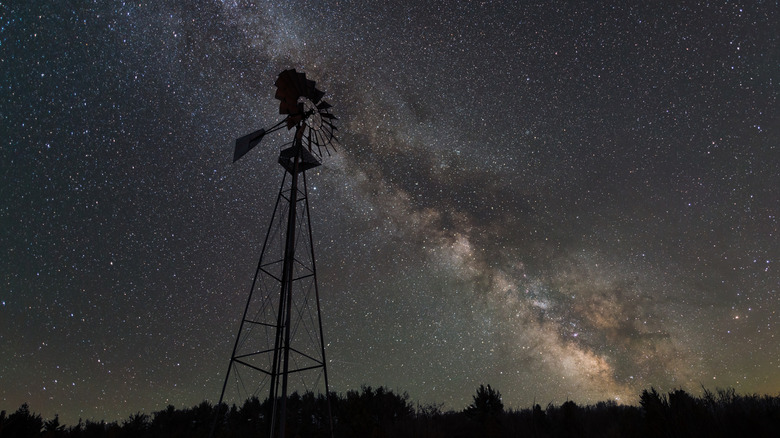 The starry night sky at Cherry Springs State Park in Pennsylvania