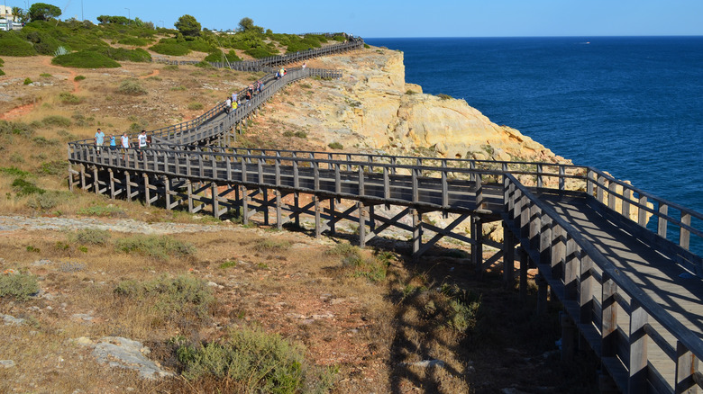 The passadiços of Carvoeiro, Portugal