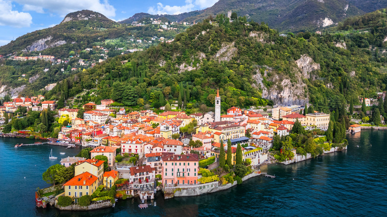Varenna on Lake Como in Italy