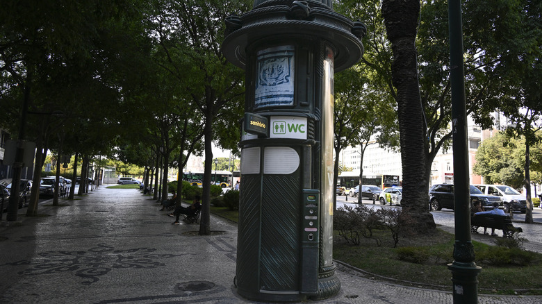 Public toilet in Europe