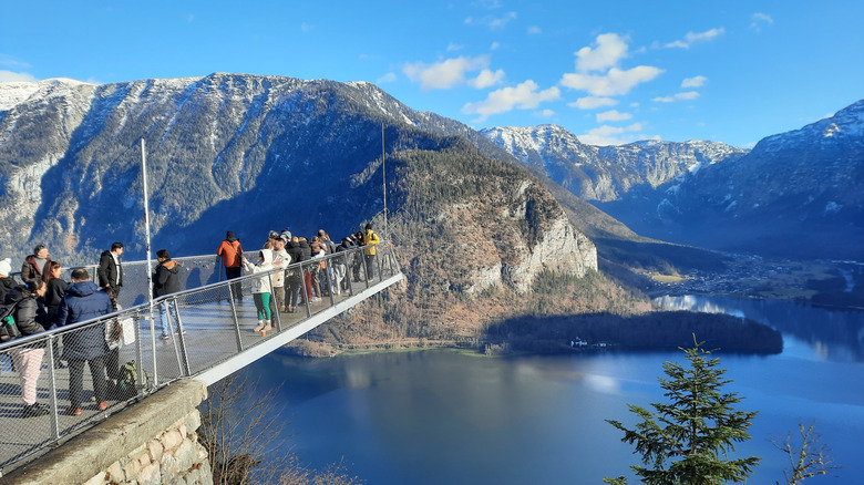 World Heritage View platform in Hallstatt, Austria