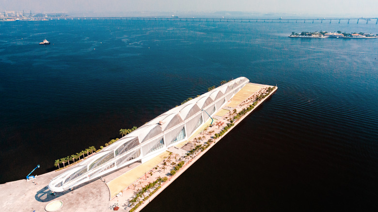 Aerial view of the Museu do Amanhã