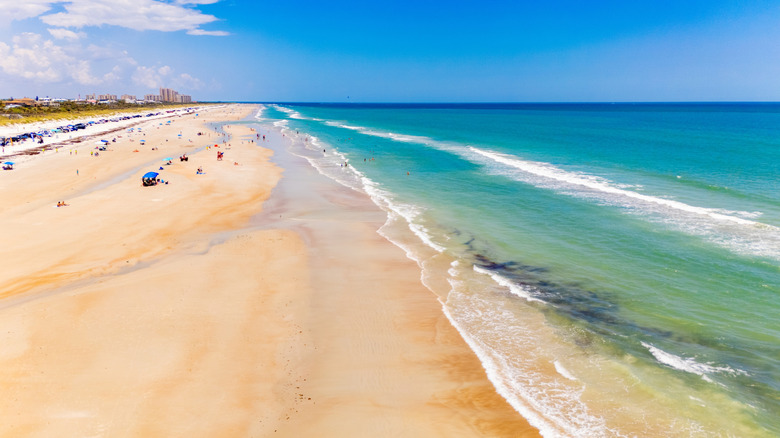 The sands of New Smyrna Beach, Florida