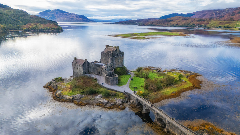 Eilean Donan Castle from above