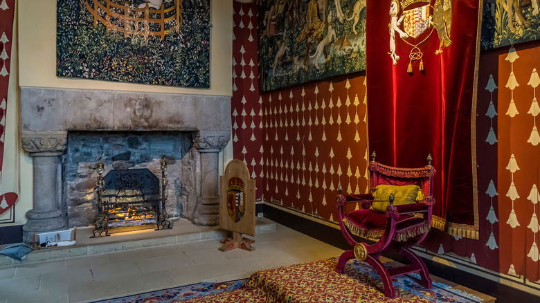 View of The Kings Room in Stirling Castle