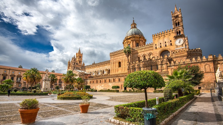 The exterior of the Palermo Cathedral