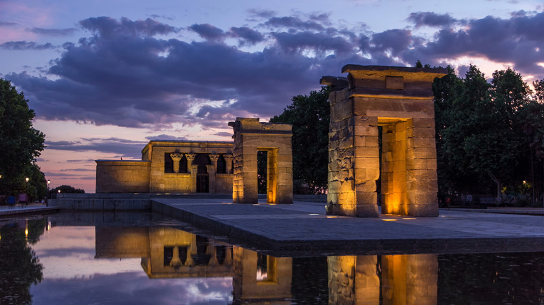 Temple of Debod at sunset