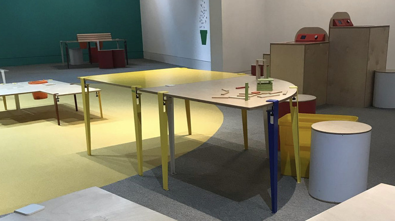 The interior of Le Vaisseau Science Museum