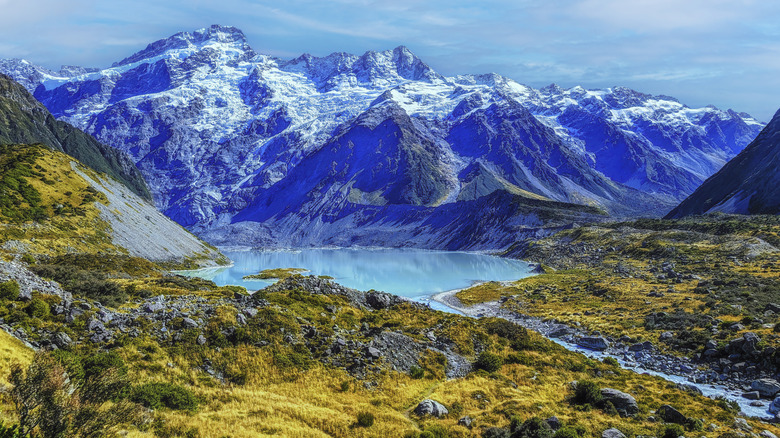 Aoraki (Mount Cook National Park) in Canterbury, New Zealand