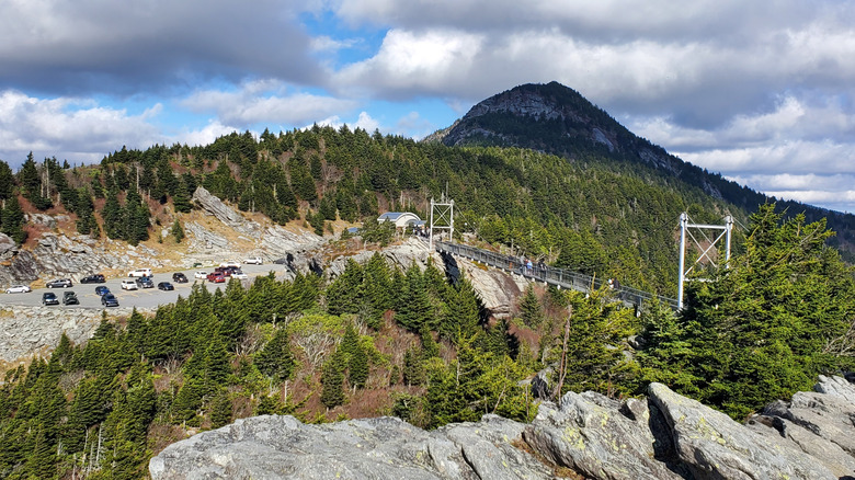 Mile High Swinging Bridge on Grandfather Mountain