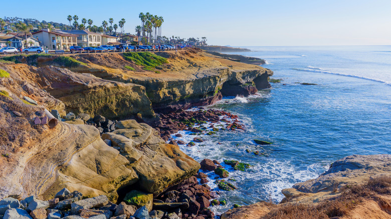 Sunset Cliffs in San Diego