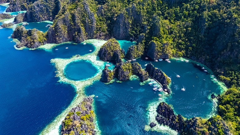 Twin Lagoon at Coron Island in the province of Palawan