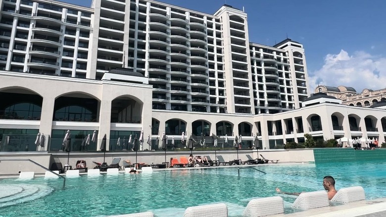 Exterior of Secrets Sunny Beach Resort & Spa and pool