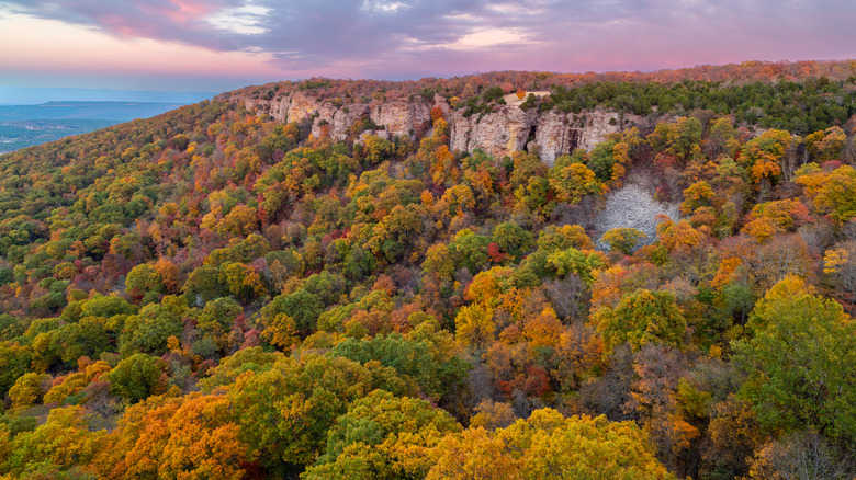 Cameron Bluff at Mount Magazine, Arkansas, in fall