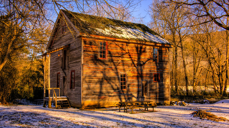 The Boxley Valley grist mill near the Buffalo National River