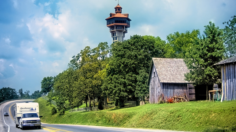 Inspiration Tower on Highway 76 outside of Branson, Missouri