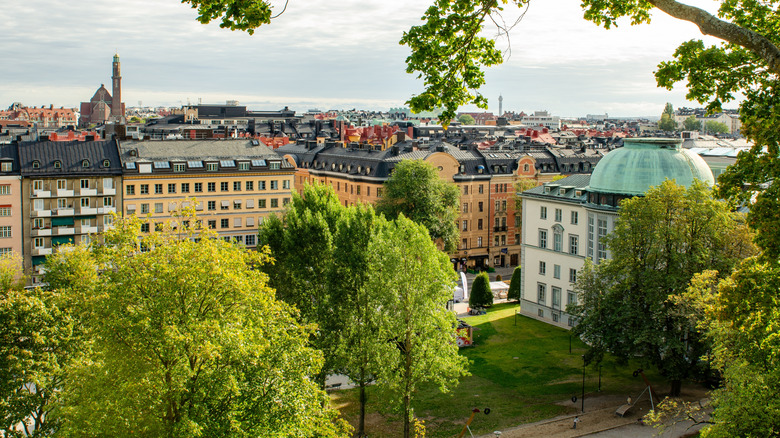 Views from Observatorielunden Stockholm, Sweden