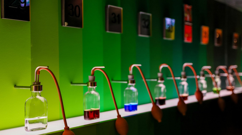 Flavoring bar at the House of Bols Cocktail and Genever Experience in Amsterdam