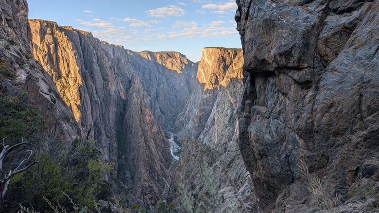 The Black Canyon of the Gunnison in Black Canyon of the Gunnison National Park, Colorado