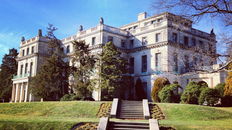 Back of Great Hall at Shadow Lawn