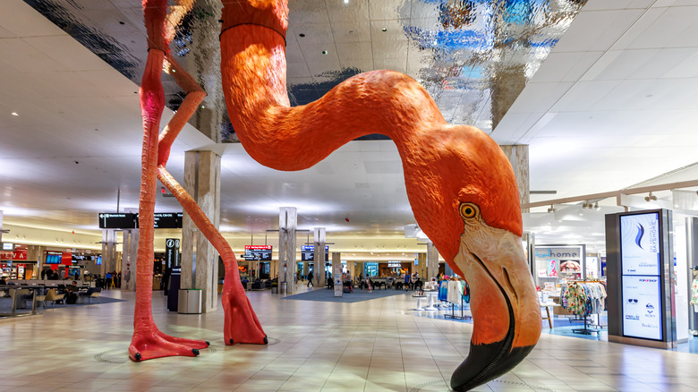 The interior of Tampa International Airport