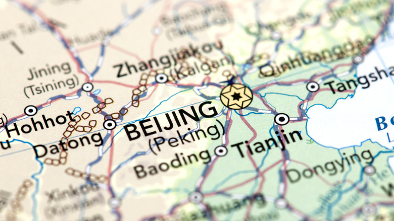 A map of Northern China