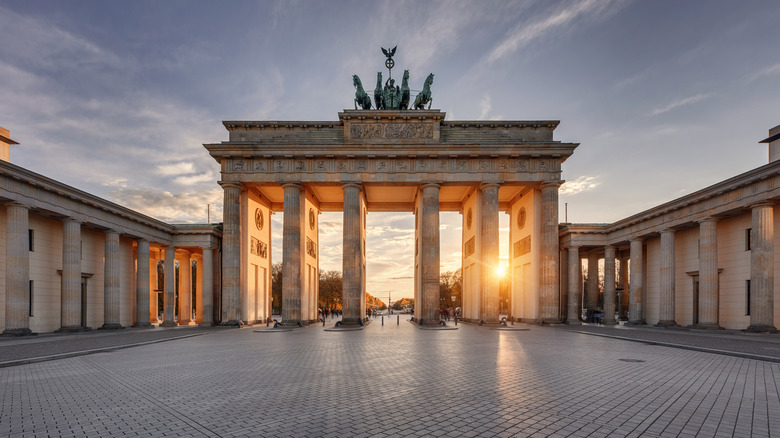 Brandenberg Gate at sunset