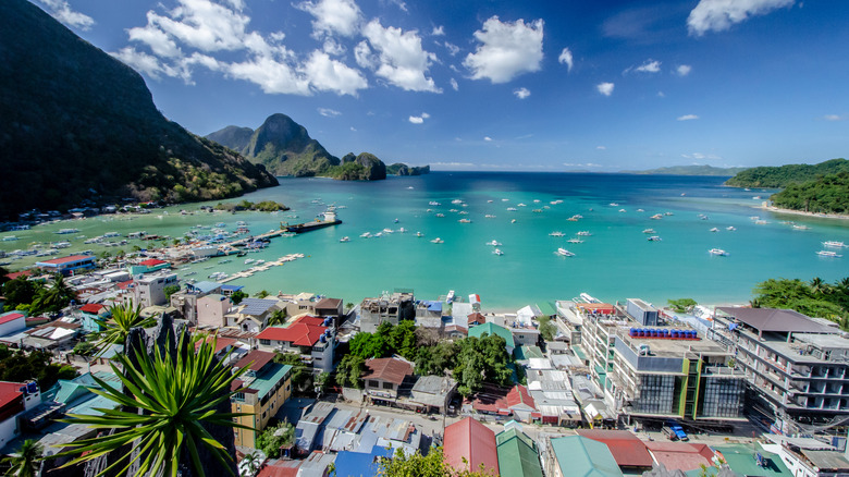 A panoramic view of El Nido, Palawan