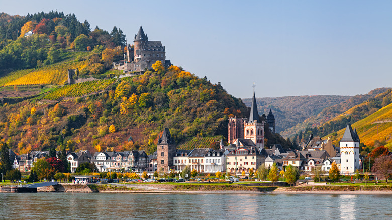 Bacharach viewed from across the Rhine River