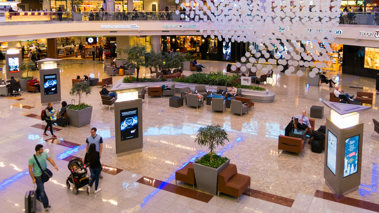 The Maynard H. Jackson International Terminal at ATL Airport
