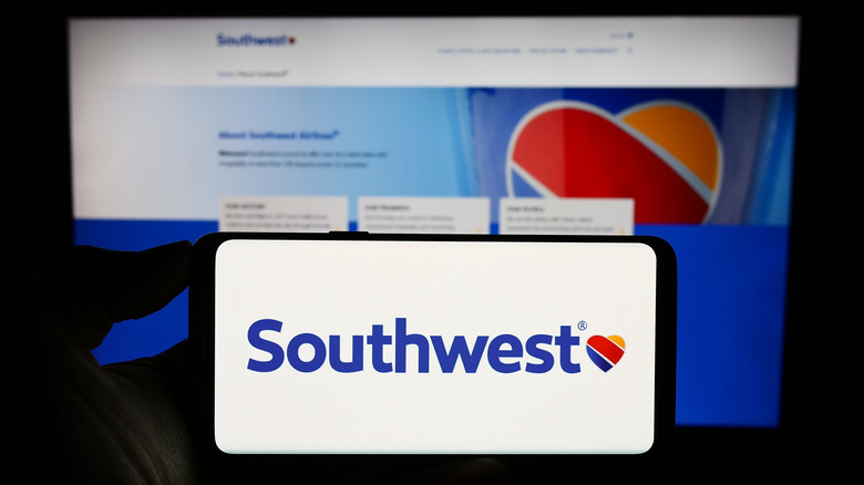 The Southwest Airlines website and mobile app