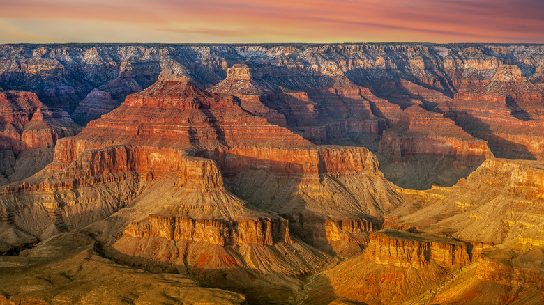 Grand Canyon National Park during the golden hour
