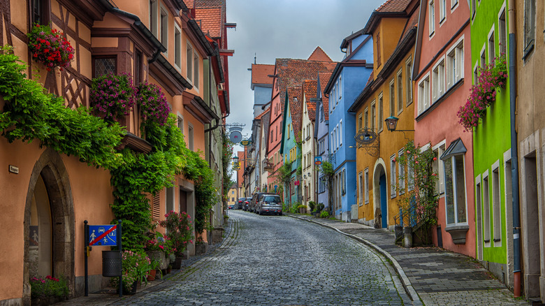 Street in Rothenburg ob der Tauber