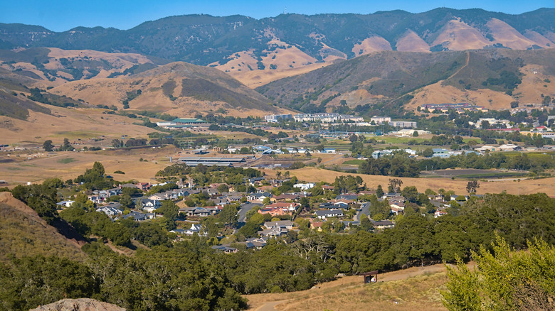 Aerial view of San Luis Obispo