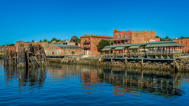 waterfront buildings in Port Townsend, Washington