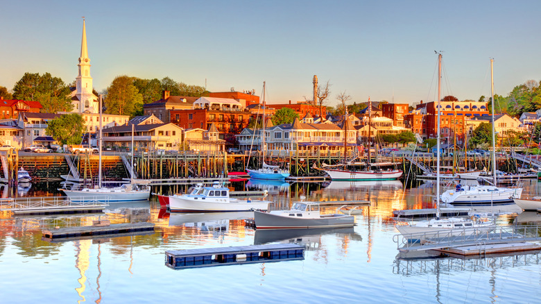 Camden, Maine from the water