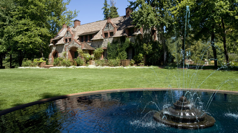The owner's cottage at Empire Mine State Historic Park outside Grass Valley, California