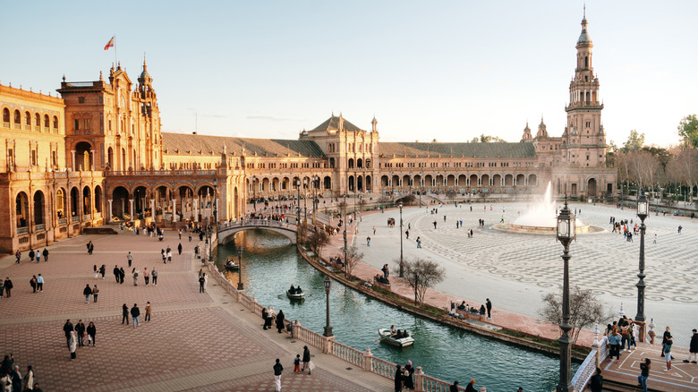 The Plaza de España in Seville