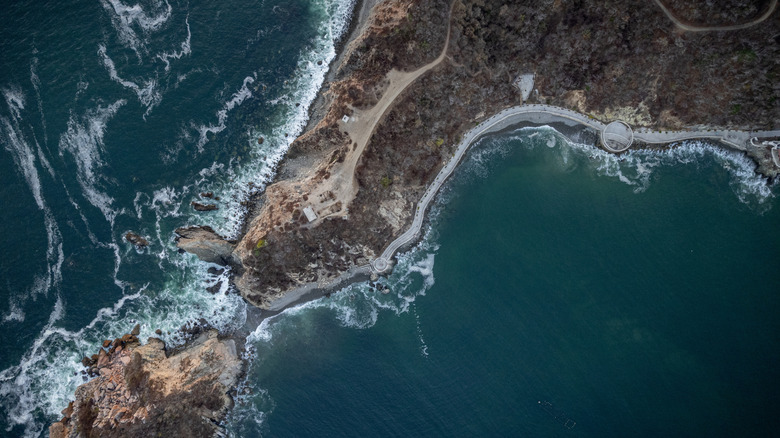 San Patricio Melaque beach in Costalegre, Jalisco, Mexico