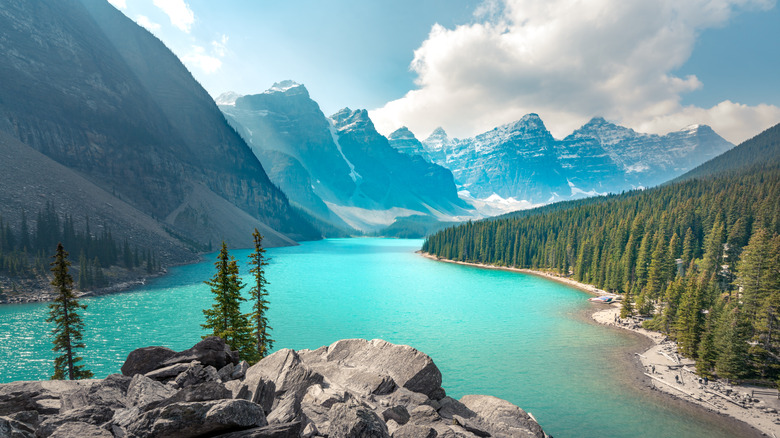 Moraine Lake at Banff National Park in Canada