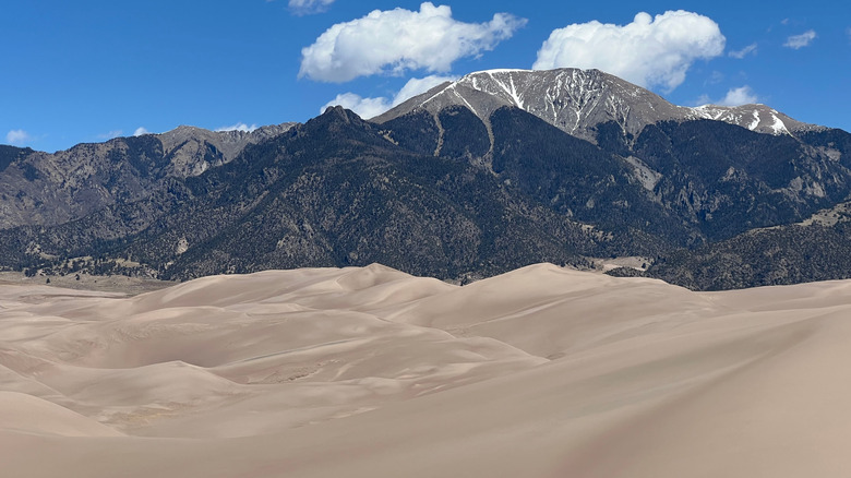 majestic sand dunes at Great Sand Dunes National Park, Colorado
