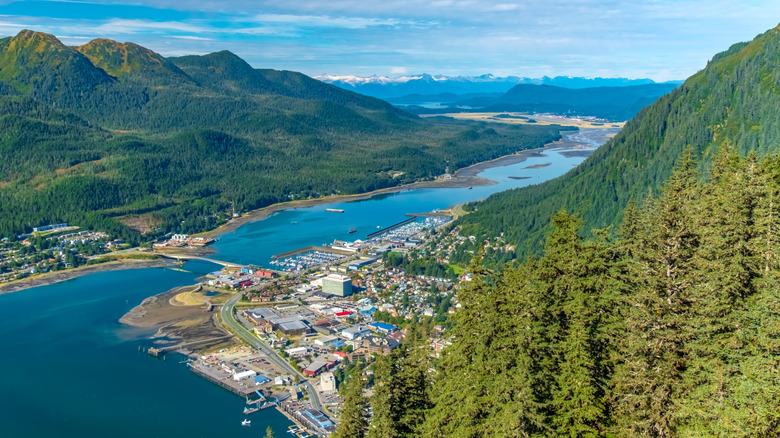 Juneau and the Gastineau Channel from Mt. Roberts