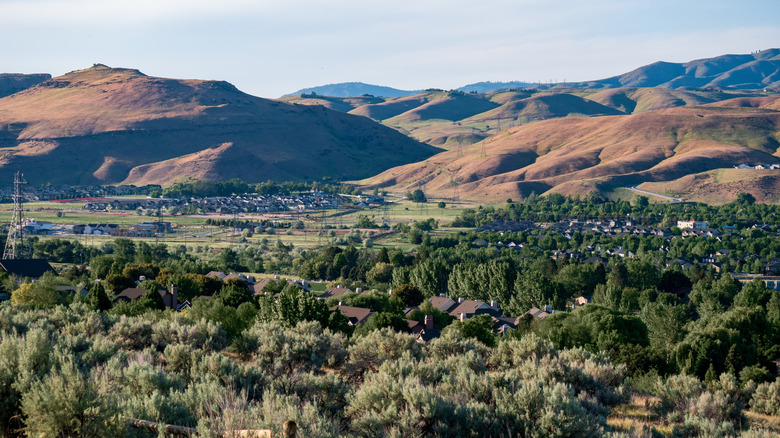 The Boise Foothills of the Rocky Mountains