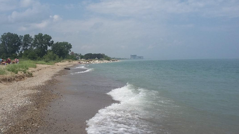 A sunny summer day at Adeline Jay Geo-Karis Illinois Beach State Park