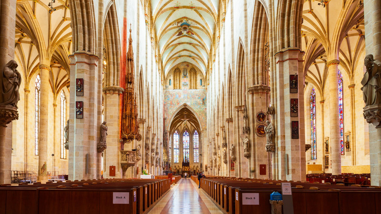 The interior of Ulm Minster