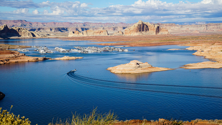 View of Lake Powell in Utah